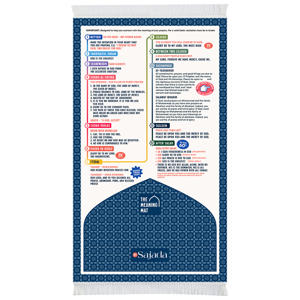 The Meaning Mat Padded Prayer Mat