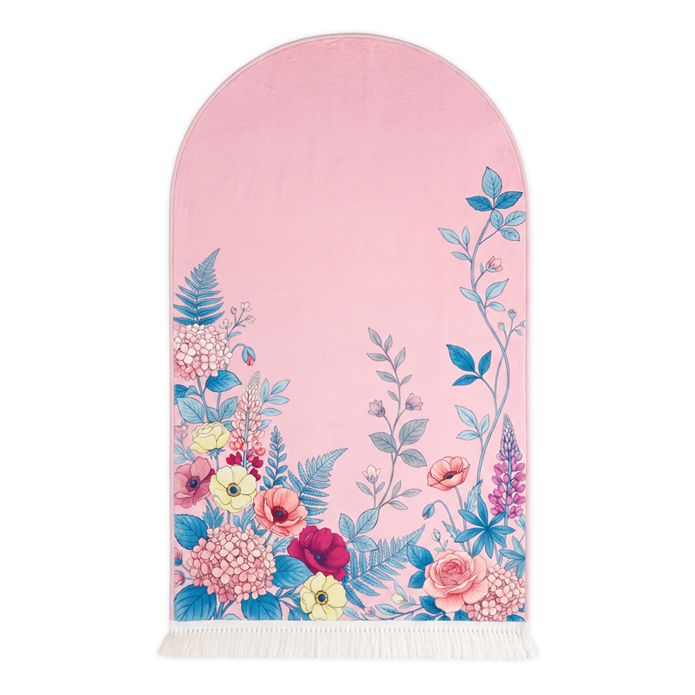 Blush Meadow Padded Prayer Mat