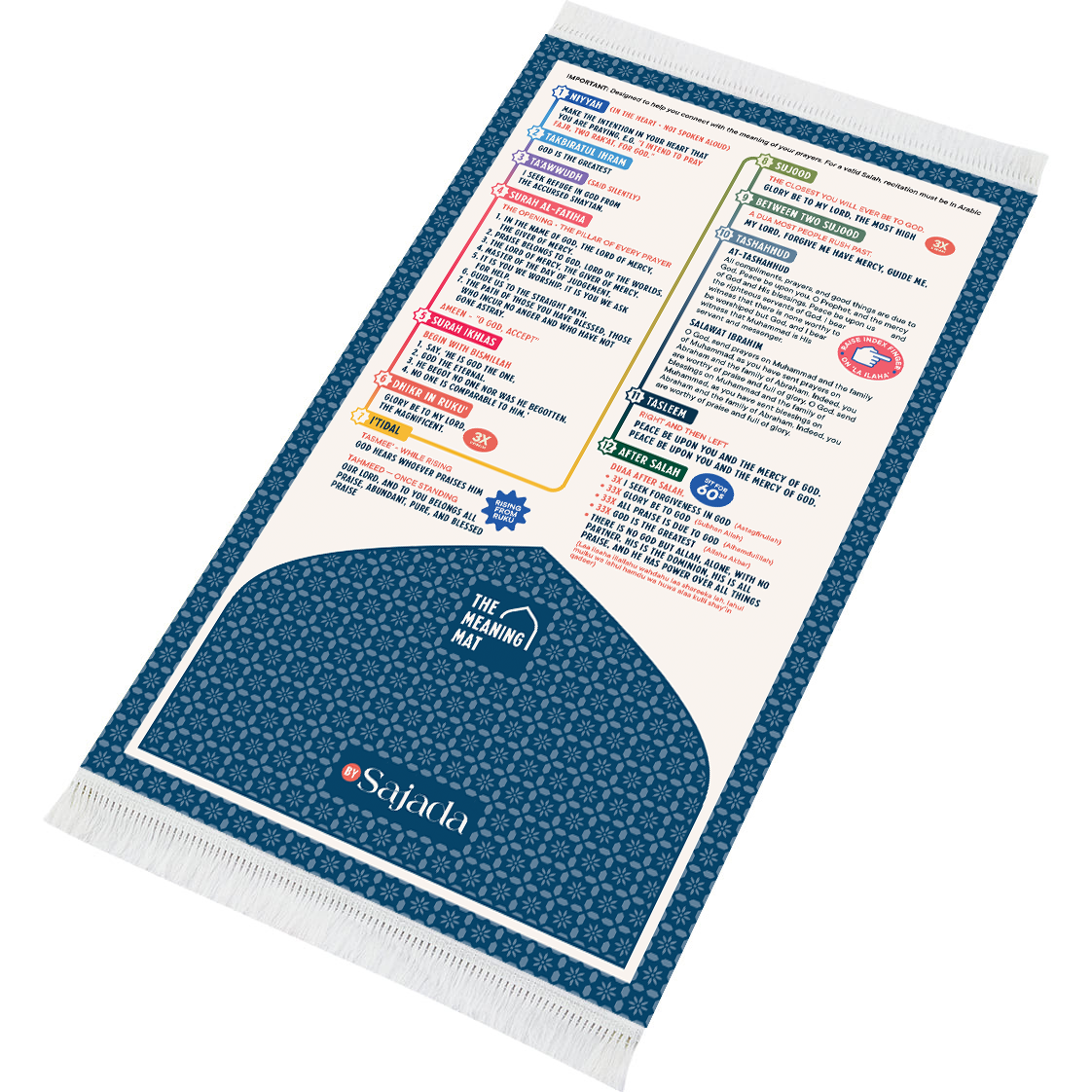 The Meaning Mat Padded Prayer Mat