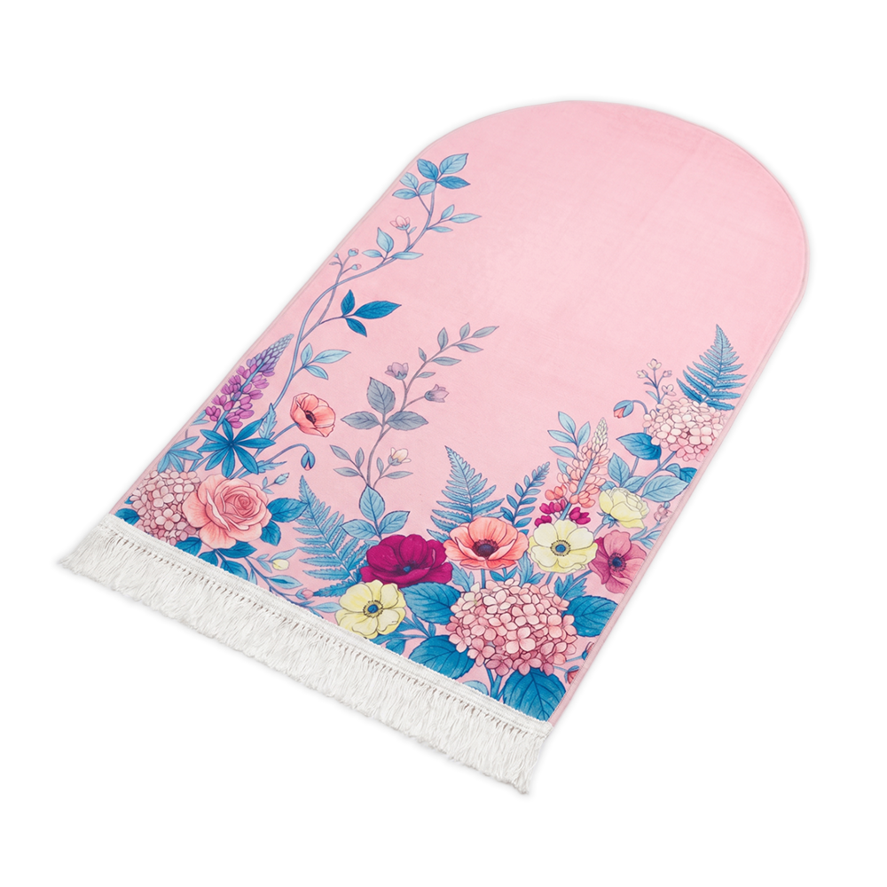 Blush Meadow Padded Prayer Mat