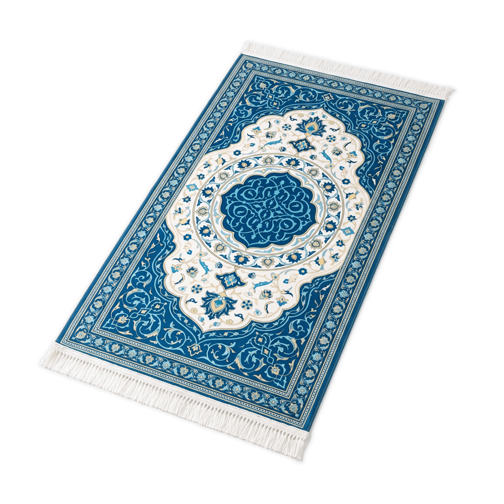 Turquoise Harmony Padded Prayer Mat