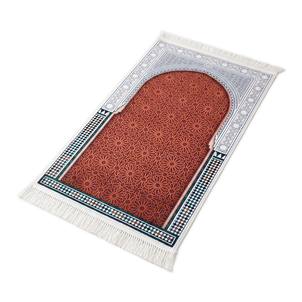 Zellige Cedar Padded Prayer Mat