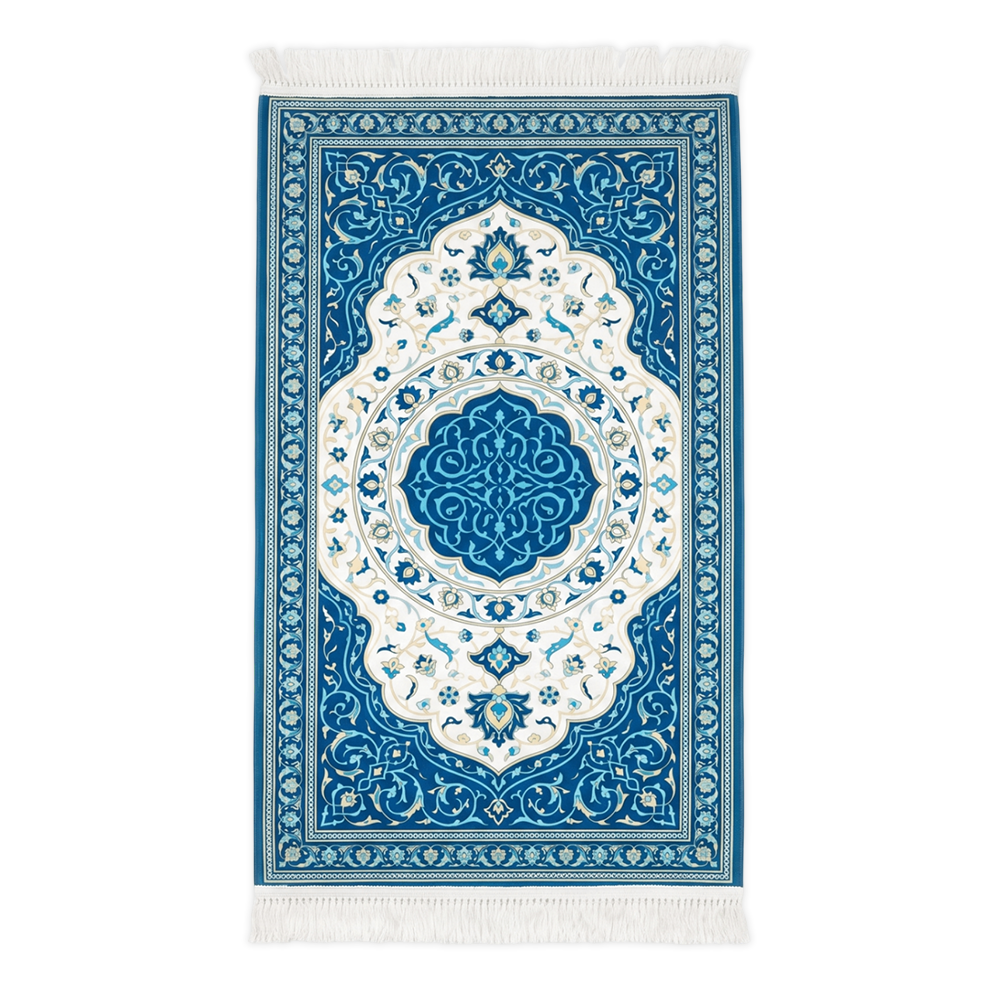 Turquoise Harmony Padded Prayer Mat