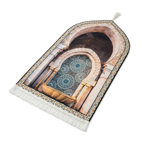 3D Mihrab Premium Padded Prayer Mat