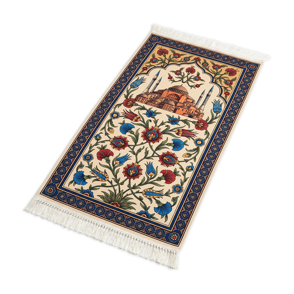 Ottoman Bloom Padded Prayer Mat