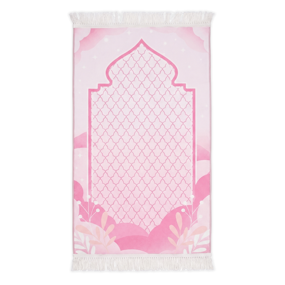 Pink Dua Kids Padded Prayer Mat