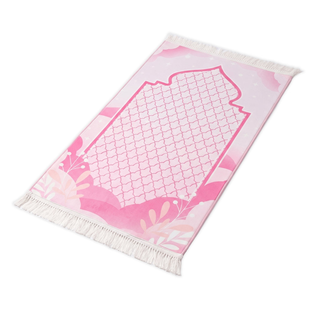 Pink Dua Kids Padded Prayer Mat