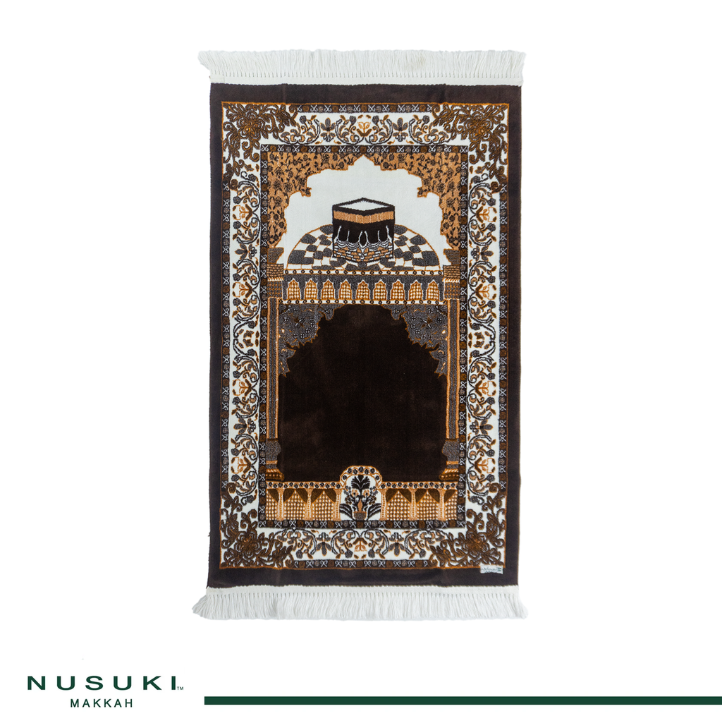 Al Haram Al Makki Prayer Mat with Handbag