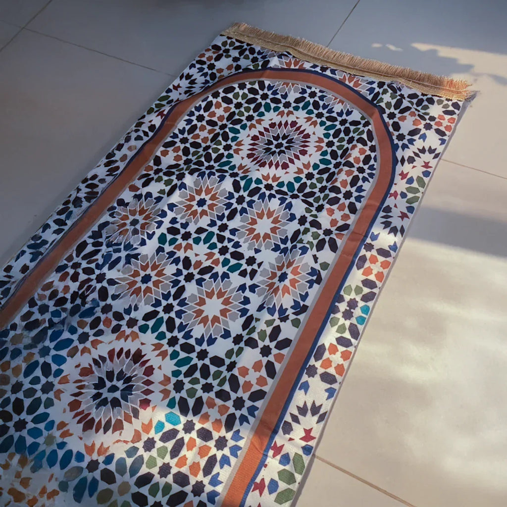 Arabesque Prayer Mat with HandBag