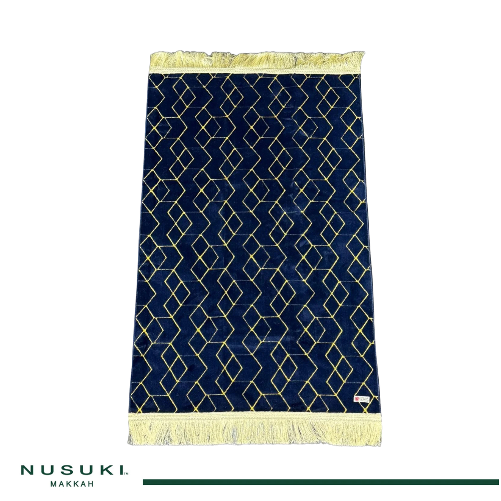 Al Istabraq XXL Prayer Mat by Minwal - Extra Spacious Salah Rug