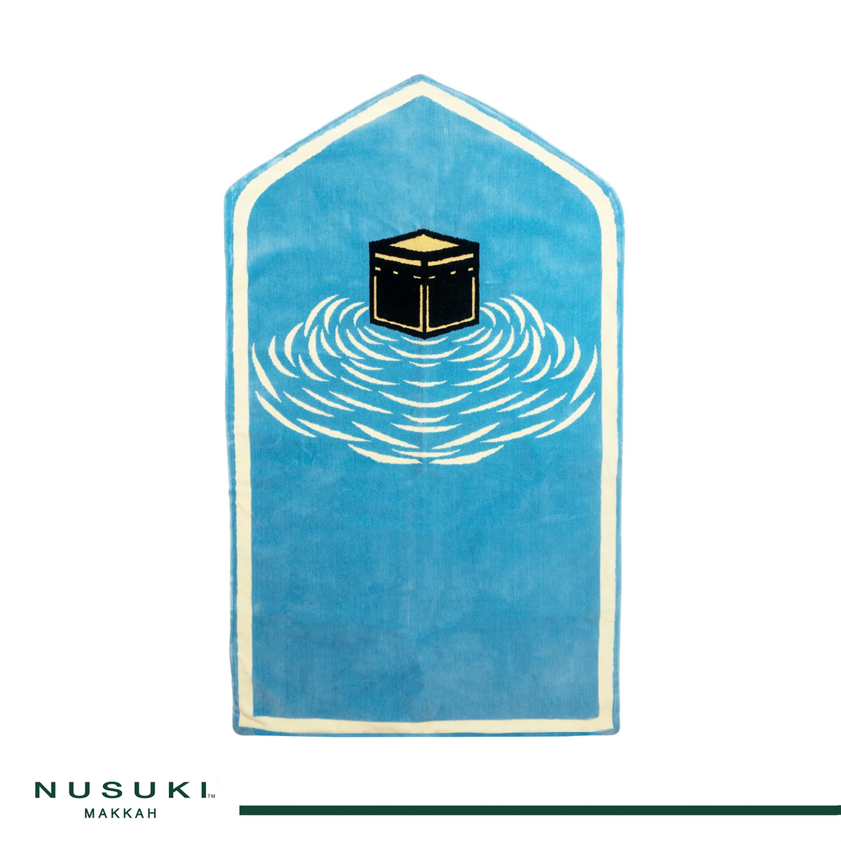 Al kaba Modern Prayer Mat arched with Matching Handbag