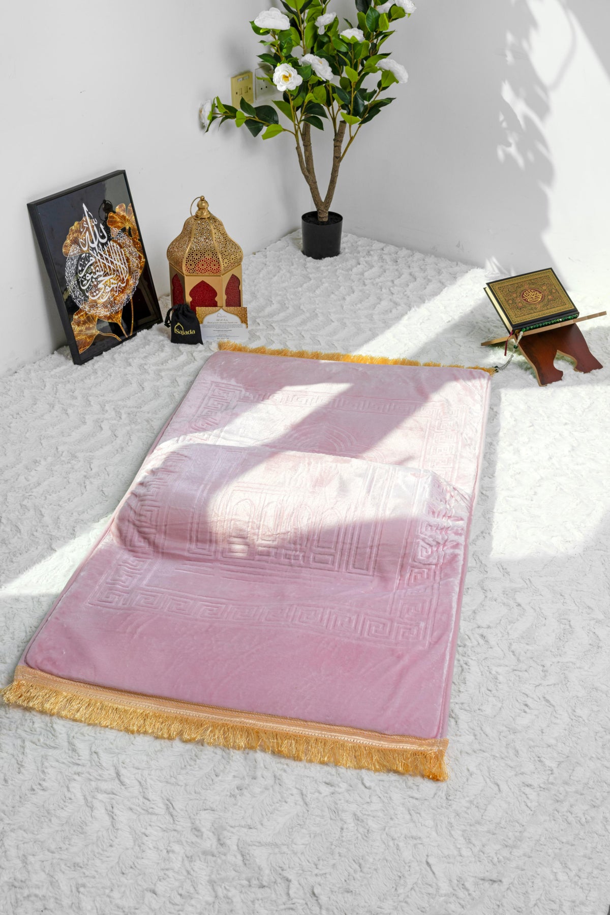 Ergonomic Prayer Mat with Raised Cushion