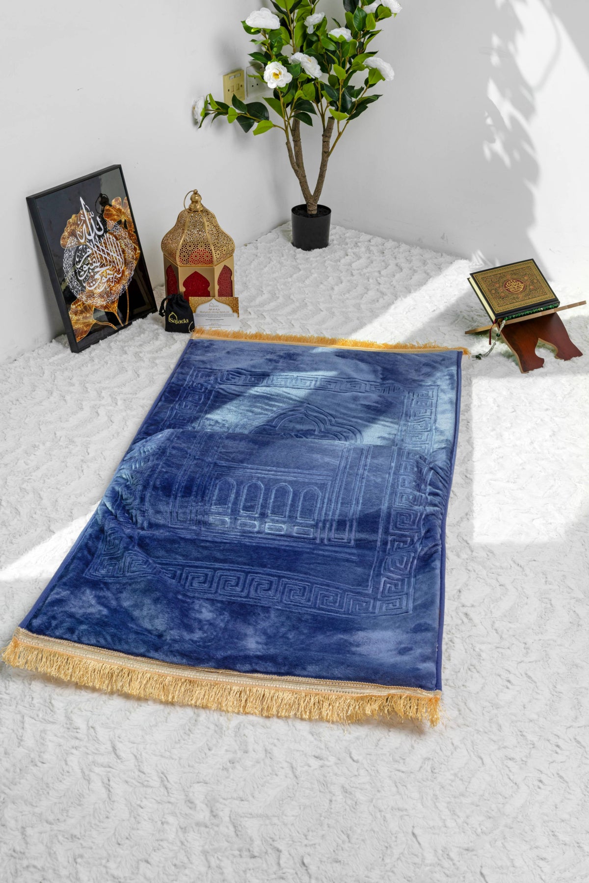 Ergonomic Prayer Mat with Raised Cushion