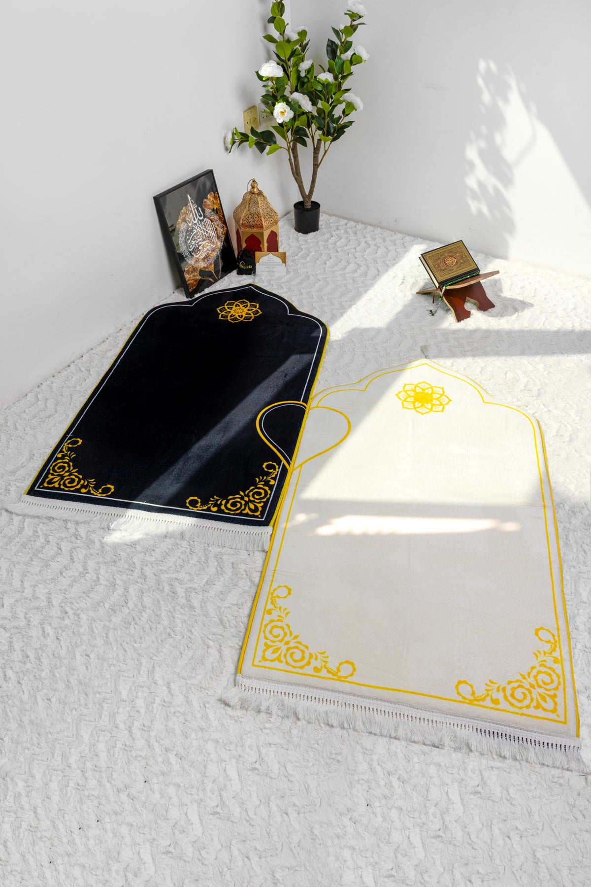 Couple's Padded Prayer Mat (Set of 2)