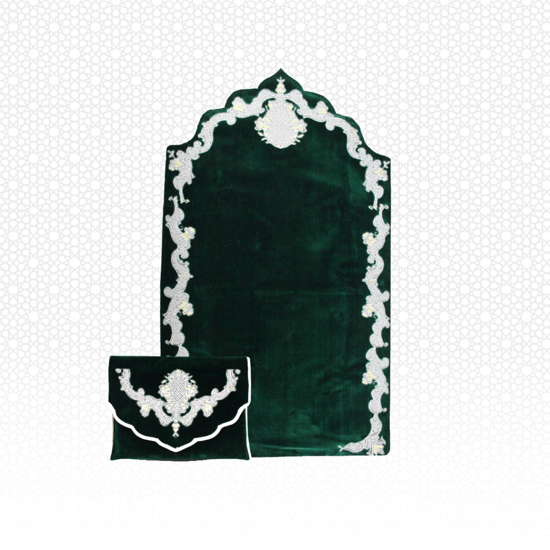 Minwal Modern Luxury Prayer Mat with Handbag