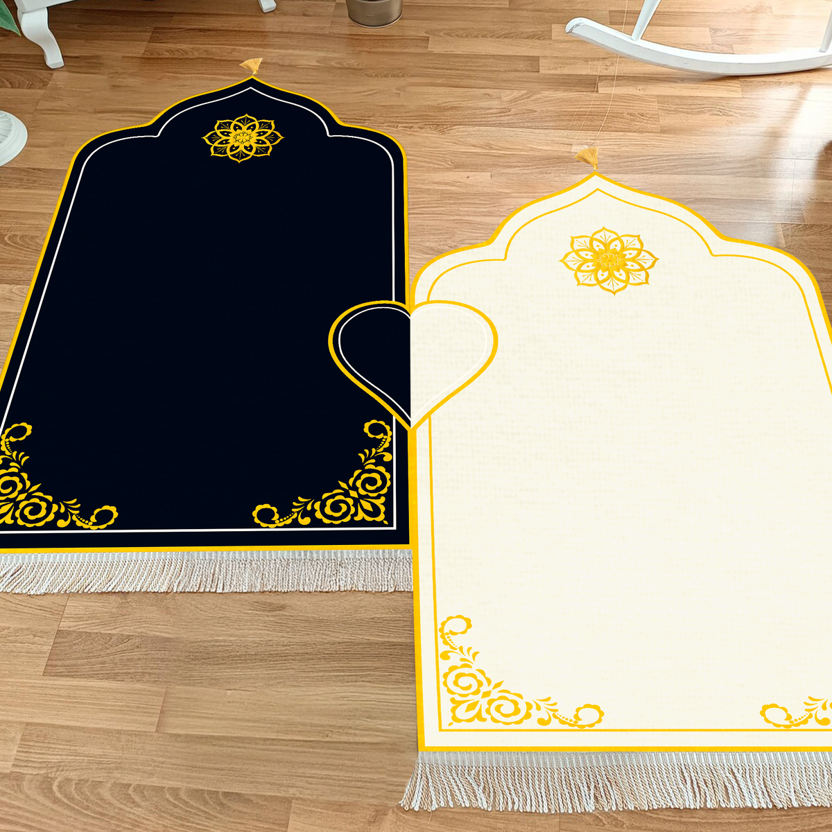 Couple's Padded Prayer Mat (Set of 2)