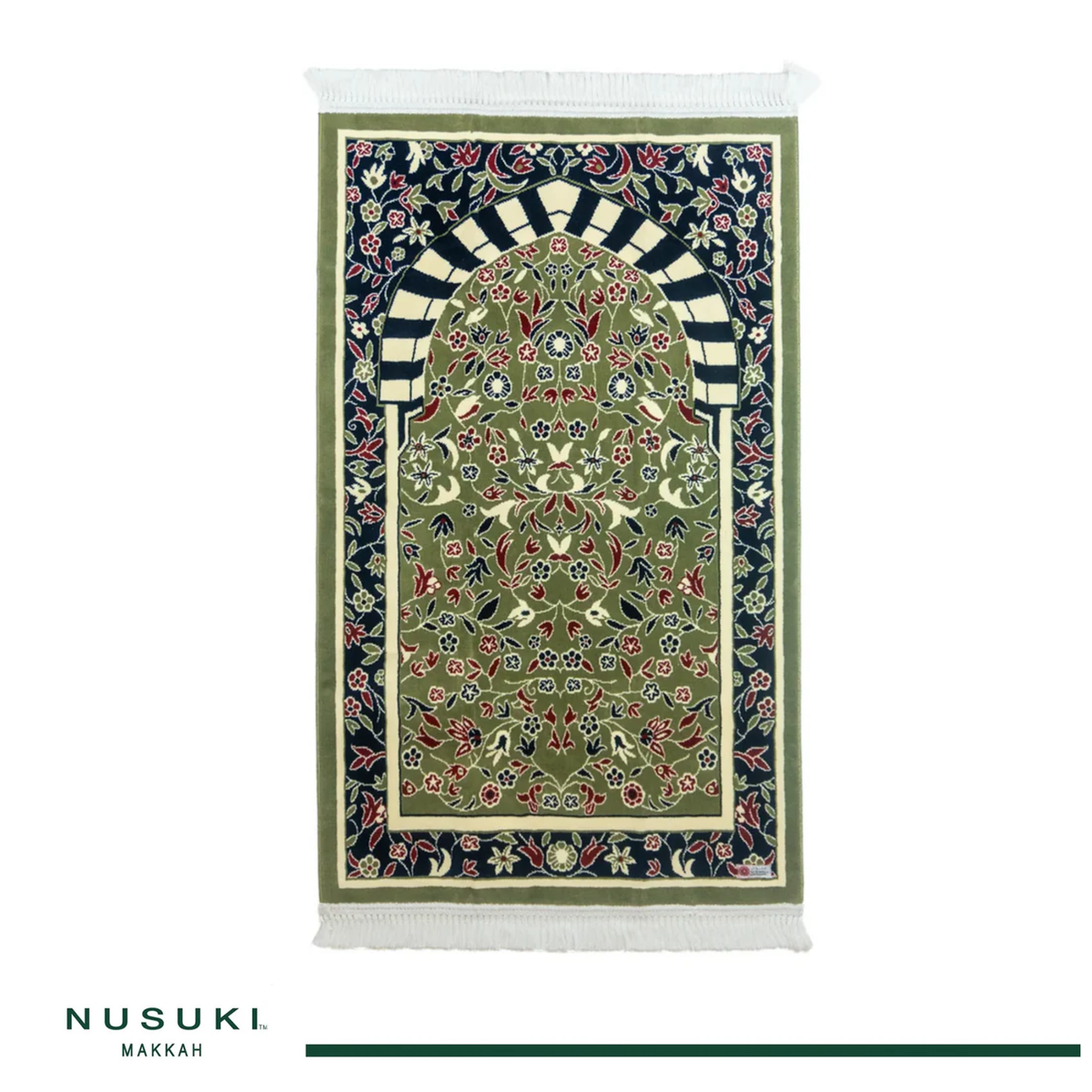 Al Rawdha Al Mubaraka Prayer Mat with Handbag