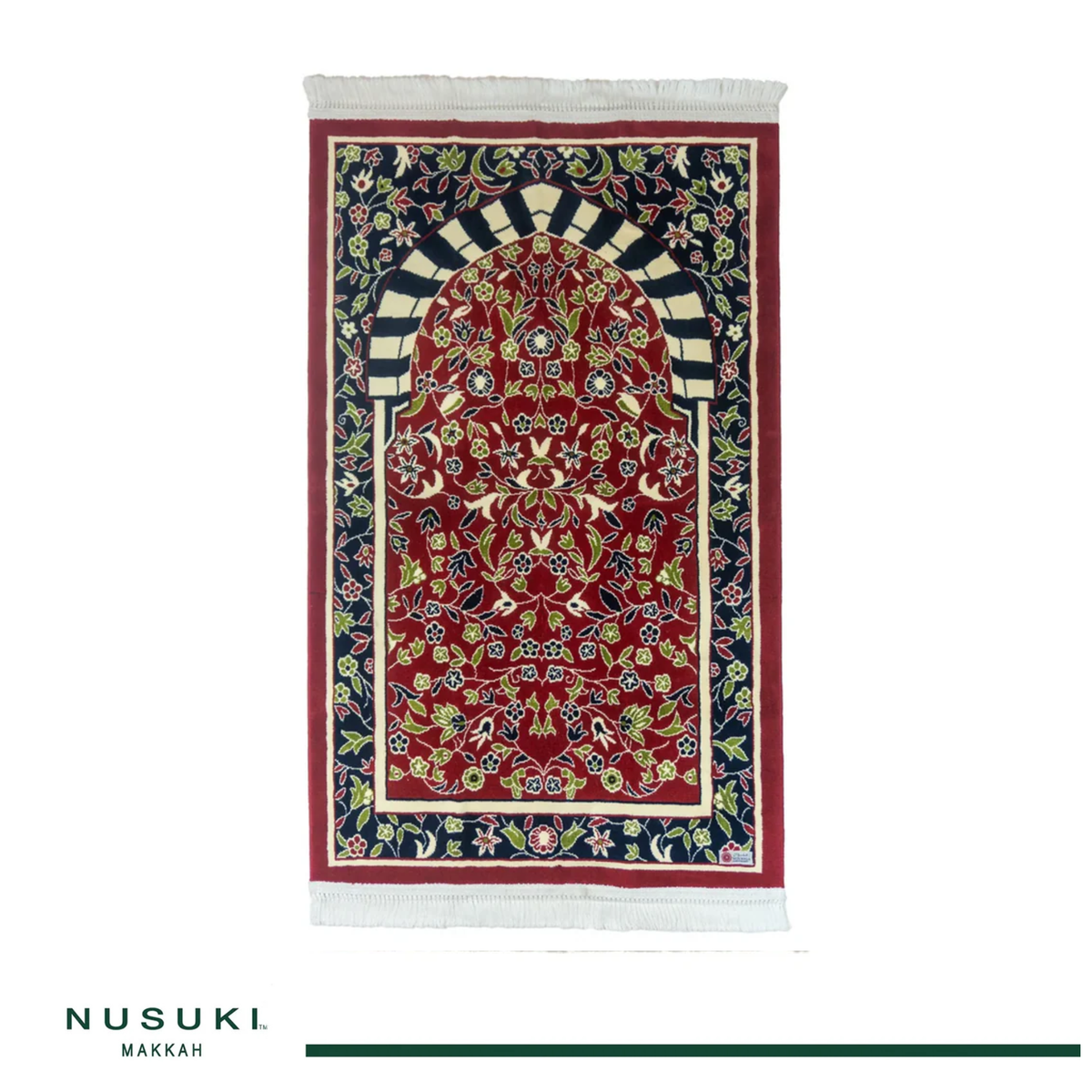 Al Rawdha Al Mubaraka Prayer Mat with Handbag