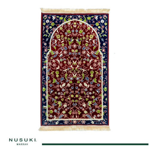 Al Rawdha Modern Prayer mat With Matching Handbag