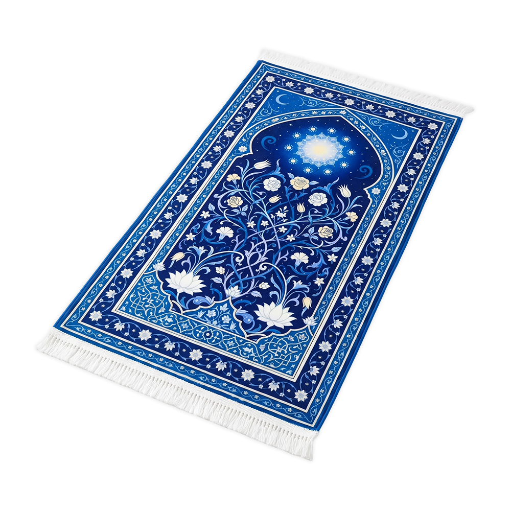Celestial Bloom Padded Prayer Mat