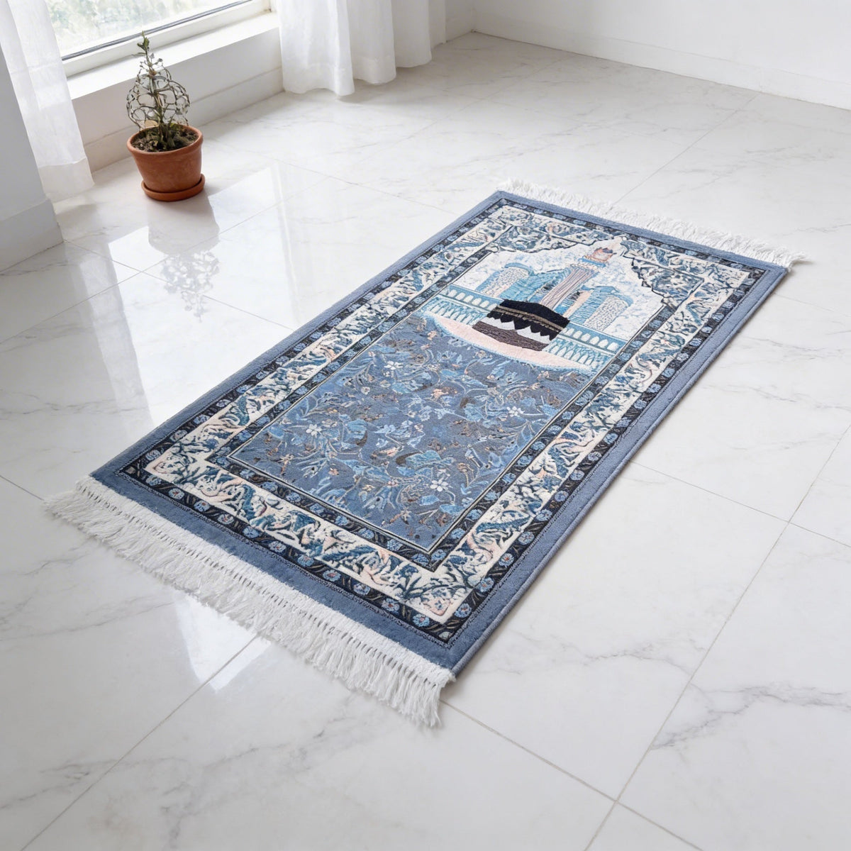 Grey Horizon Padded Prayer Mat
