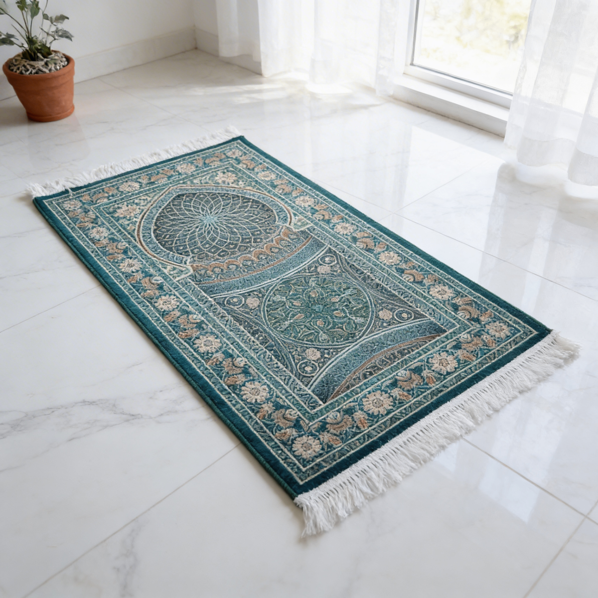 Emerald Padded Prayer Mat