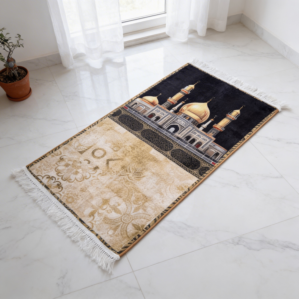 Karbala Mosque  Padded Prayer Mat