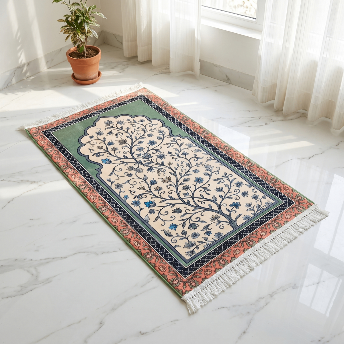 Vintage Vine Padded Prayer Mat