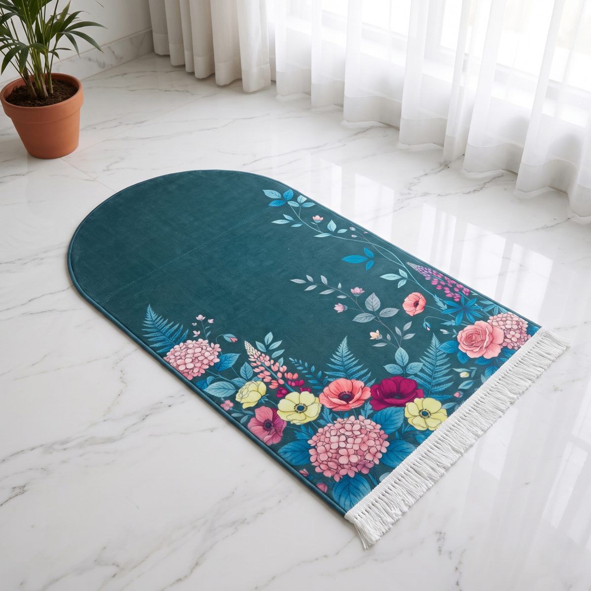 Blush Meadow Padded Prayer Mat