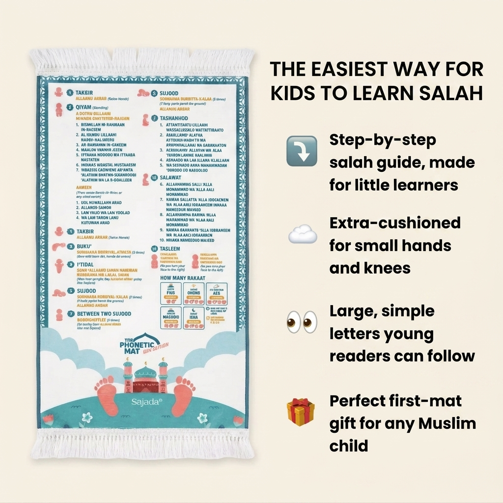 Phonetic Prayer Mat Kids Edition