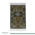 Elegant Kaaba Door Prayer Mat With Handbag