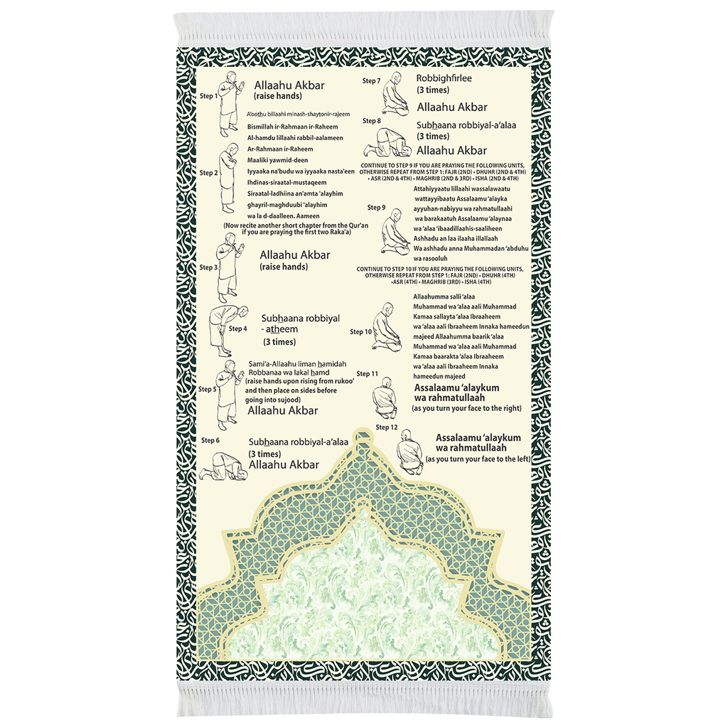 Step-by-Step Phonetic Padded Prayer Mat