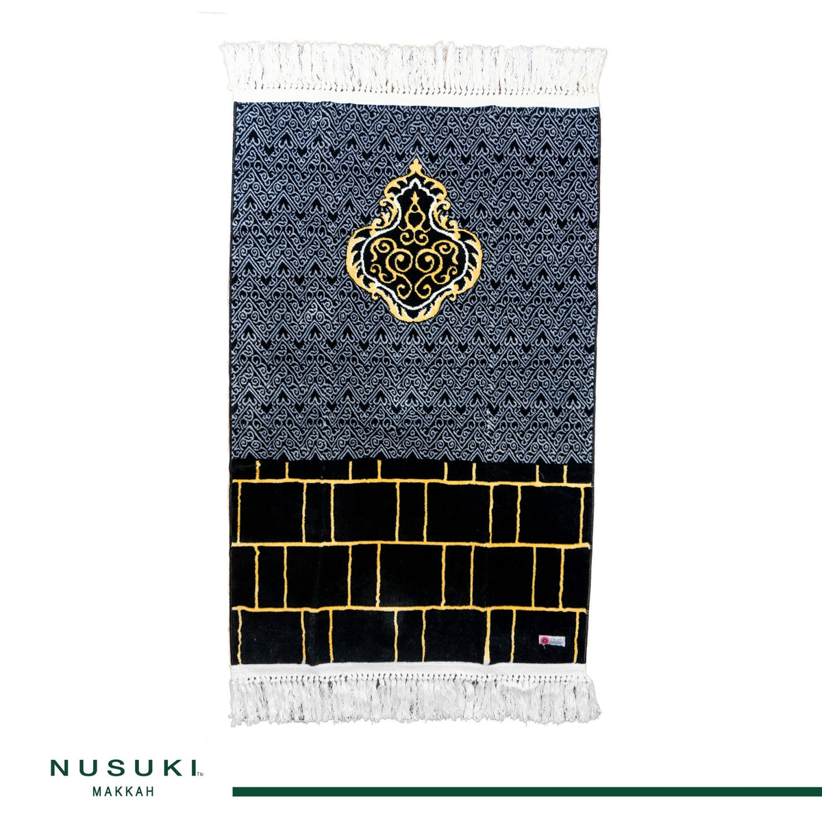 Al kaabah Wall Prayer Mat with Matching Hand Bag