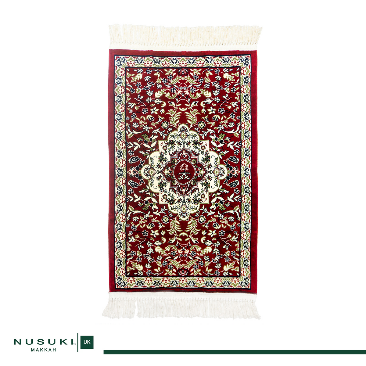 Al Rawdha Premium Prayer Mat with Handbag