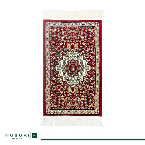 Al Rawdha Premium Prayer Mat with Handbag