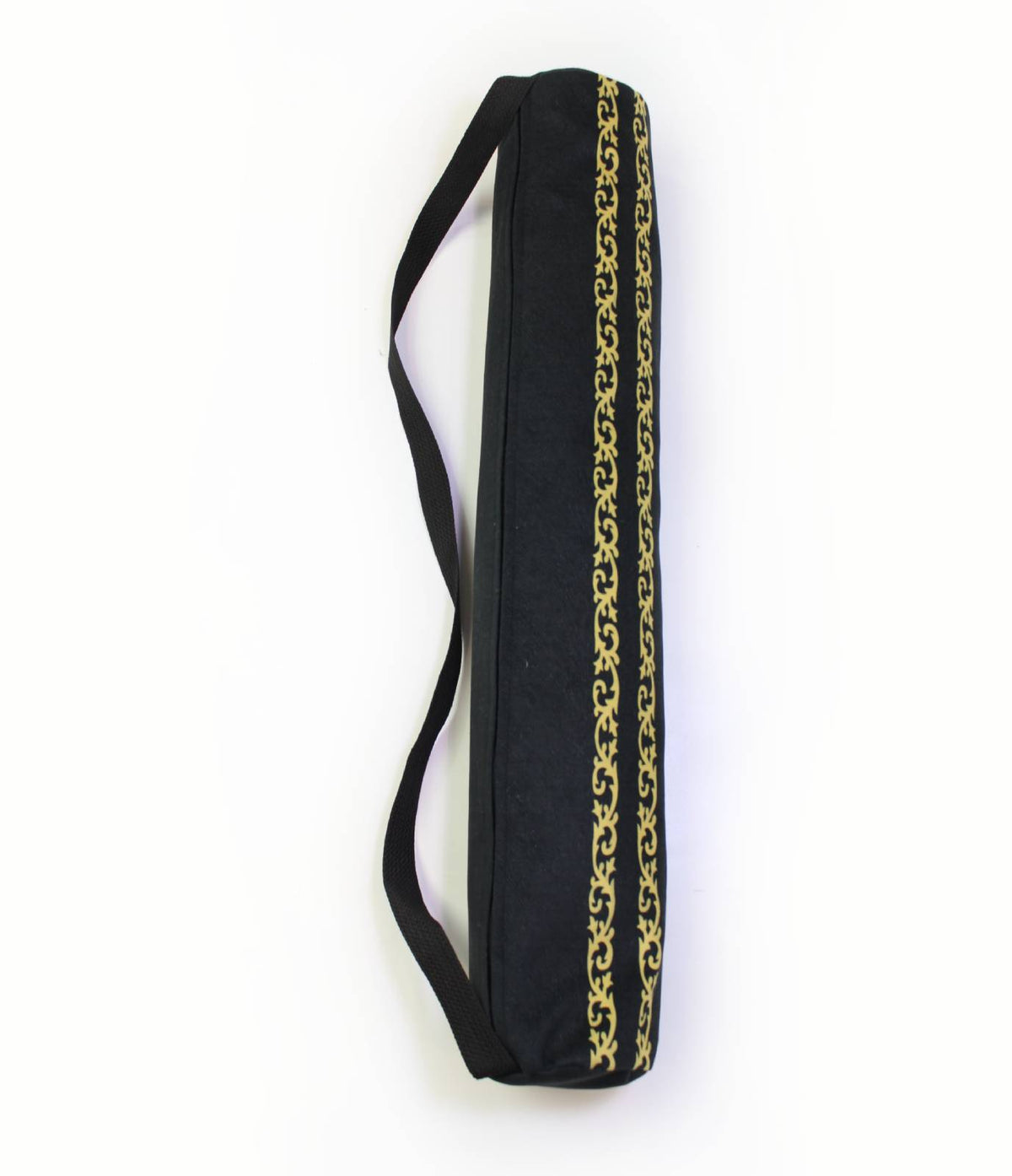 Round Black Stone Prayer Mat