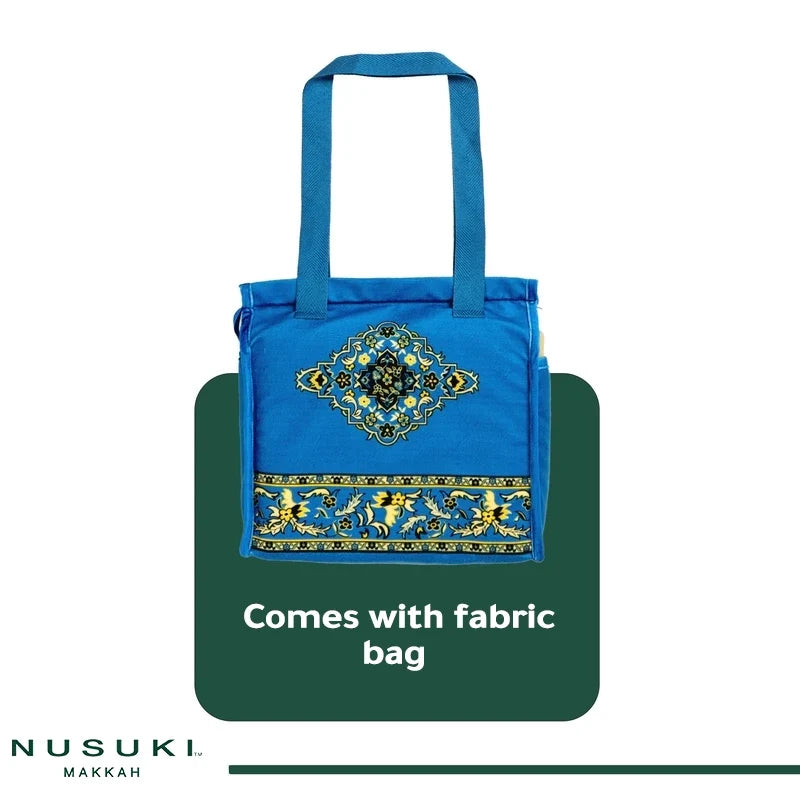 Rawdha Al-Haramain Prayer Mat with Handbag