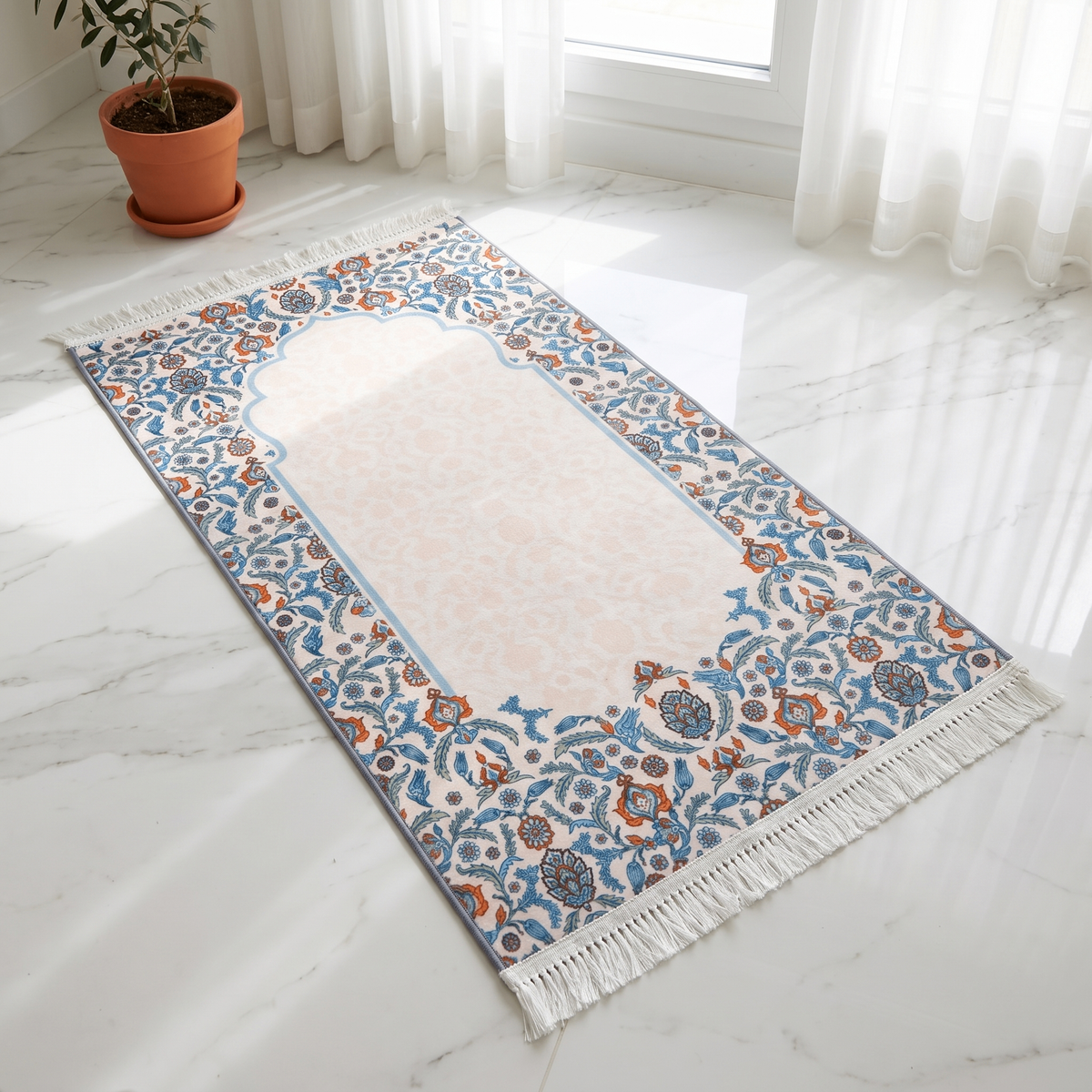 Blush Garden Padded Prayer Mat