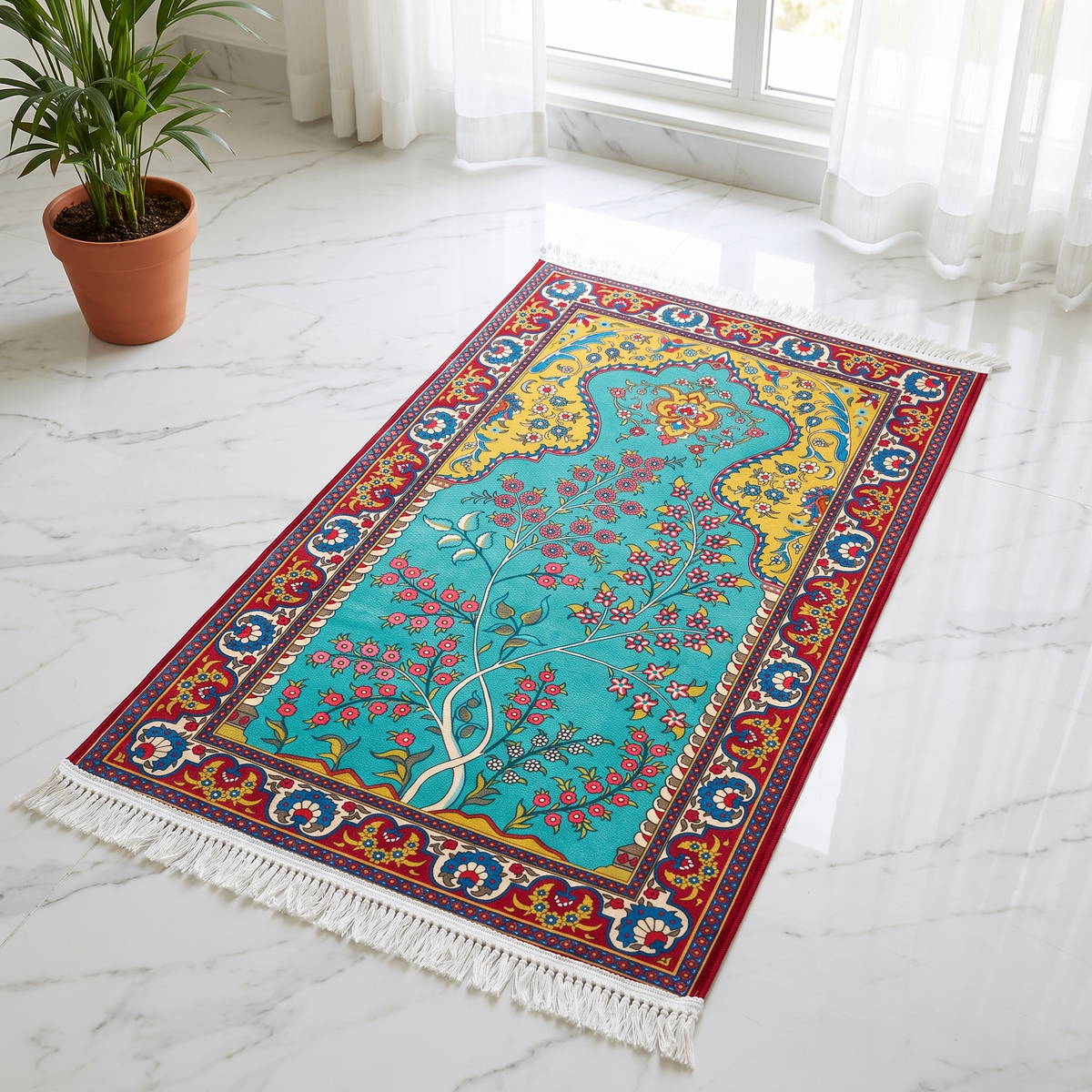 Anatolia Bloom Padded Prayer Mat