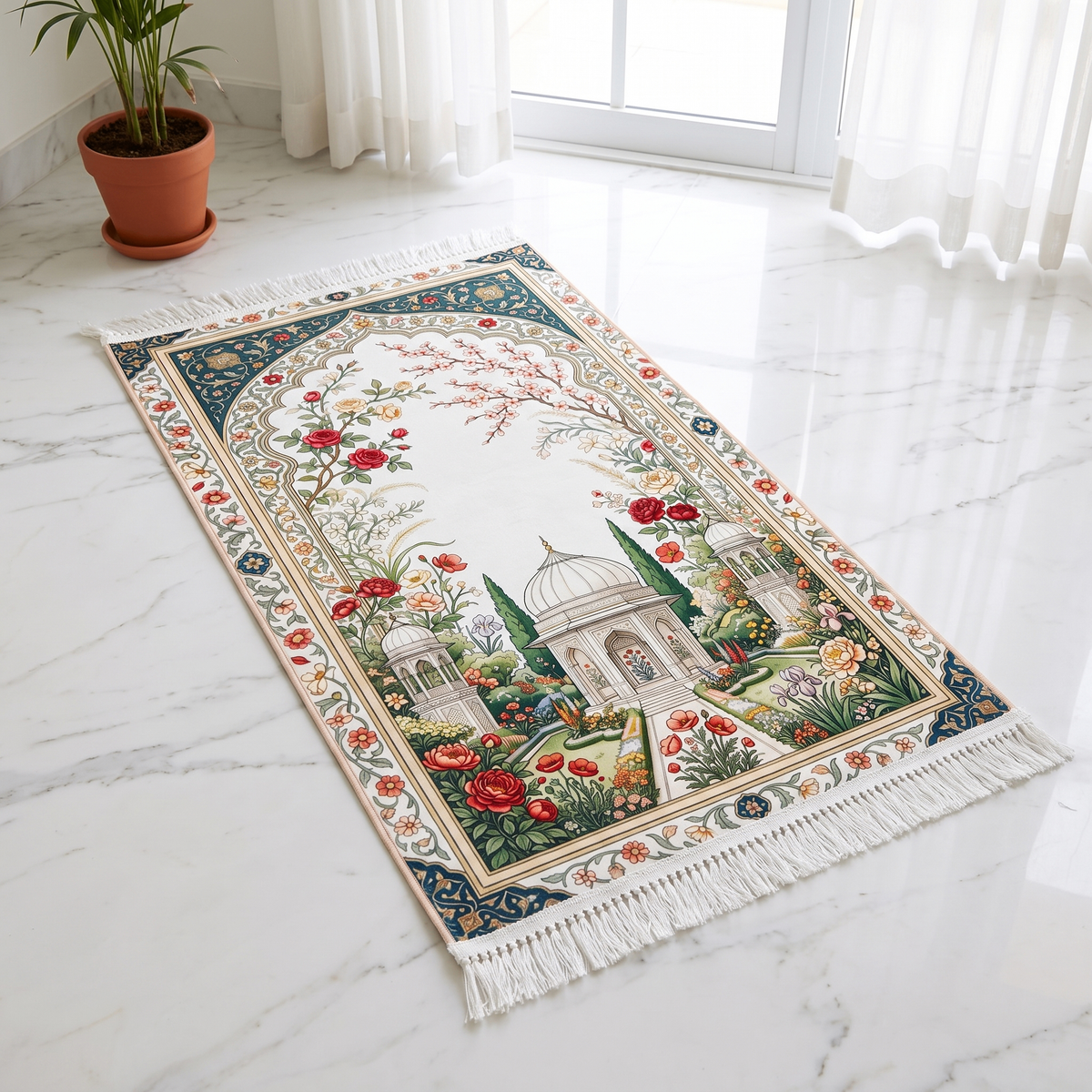 Rose Pavilion Padded Prayer Mat